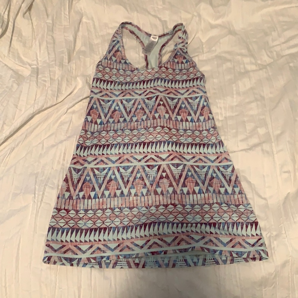 Girls multicolored athletic tank.